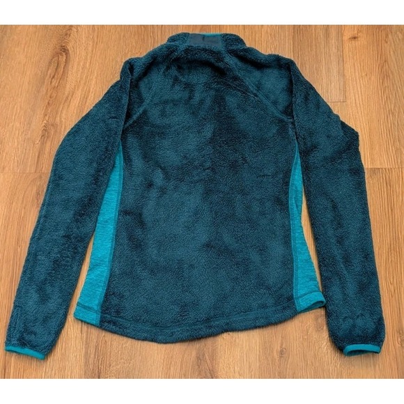 LL Bean Adventure Hybrid Fleece Teal-Blue Women's Size XS Full Zip Cozy Gorpcore - Picture 4 of 7